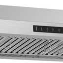 Range Hood 36 Inch Under Cabinet, Kitchen Hood with 980 CFM, 3-Speed Gesture Sensing & Touch Control Panel, Stainless Steel Vent 2 Pcs Baffle Filters with Handlebar