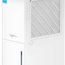 4,500 Sq.Ft Energy Star Most Efficient 2025 Dehumidifier,Vellgoo Max 80 Pint/D Dehumidifier for Basement with Drain Hose, Smart Humidity Control, for Home, Bathroom, Garage
