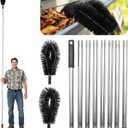 Premium Gutter Cleaning Tools from The Ground - 10.5 ft Long Adjustable gutter Cleaner & Brush, No Ladder Needed,Branches And Debris from Gutters,Clean Out Tool Makes it Easy To Clean Leaves.