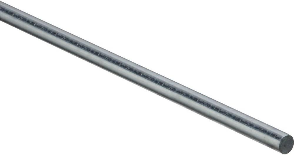 National Hardware N179-796 4005BC Smooth Rod in Zinc plated,7/16" x 36"