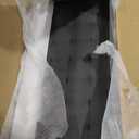 Flash Furniture Hudson Mid-Century Modern Loveseat - Dark Gray Faux Linen Upholstery - Buttonless Tufting - Wood Legs, 31.5"D x 62"W x 33"H, Dark Grey