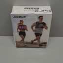 Zeerun Weighted Vest for Women & Men with Reflective Stripe and Adjustable Buckle, Comfortable & Durable Rucking Vest for Walking, Running & Strength Training (24 lb)