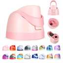 Ruzkq Replacement Lid for Owala Freesip, Compatible with Owala Cup 16oz 24oz 32oz 40oz, One Button Water Bottle Top Lid Replacement Accessory, Leakproof, BPA-Free, Pink