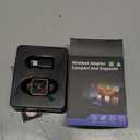 2026 Aimoon Mini Wireless CarPlay Adapter Upgrade Wired to Wireless for CarPlay & Android Auto Plug and Play Fast Auto-Reconnect Stable Control Zero Delay Car Play for iPhone iOS 10+ Android 11+