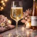 Mothers Day Gifts for Mom, Grandma, Wife - Personalized Monogram A-Z Wine Glass Gifts for Women - Unique Birthday Gift for Her, Sister, Best Friend - Elegant Custom Glass with Gift Box & Card (L)