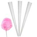 Plain Cotton Candy Cones - Package of 500ct