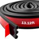 13.12Ft Tonneau Cover Seal for Sealing Truck Bed,Upgraded Triple Hole Tailgate Seal Rubber Weather Stripping for Pickups Campers Trucks,Universal Truck Camper Shell Seal Car Accessories
