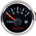 240-33ohm Black Marine Fuel Gauge for Boat Gas Gauge Fuel Level Gauge for Car Truck Vehicle Diesel Automotive Replacement Aftermarket Gauge for Car Truck Vehicle SUV with Backlight