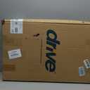 Drive Medical Two-Button Folding Walker with Wheels, Height Adjustable