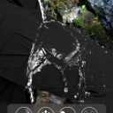 keihTrail Work Pants for Men Waterproof Lightweight Quick Dry Travel Fishing Camping Men Hiking Cargo Pants Outdoor 6 Pockets (Black)