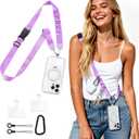 Multifunctional Phone Lanyard, Cell Phone Universal Adjustable Anti-Theft Crossbody Phone Strap, Travel Essential
