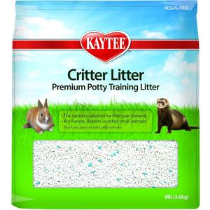 Kaytee Premium Potty Training Critter Litter for Pet Ferrets, Rabbits & Other Small Animals, 8 lb
