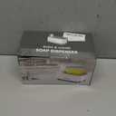 Hand and Dish Soap Dispenser Set for Kitchen, Dual Soap Dispenser with Sponge Holder, 3-in-1 Countertop Soap Pump Dispenser for Kitchen Sink, Useful Kitchen Gadgets - White