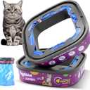 Cat Litter Refill Bags for Cat Genie Standard, Plus, XL+ Pail Refills, 2-Pack Jumbo Genie Refill Cartridge, Lasts Up to 8 Months, EVOH Odor Control, Pet Genie Refill