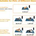 rolimate Pet Heating Pad for Dogs and Cats, 6-Temp Control with Timer, 100% Waterproof Electric Warming Heated Dog Cat Mat Blanket Bed for Outdoor Senior Dog Cat House Whelping Box