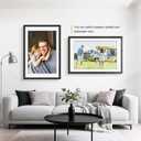 Picrit 24x36 Black Poster Frame, Wall Mounting Picture Frame for Gallery Wall, Vertical and Horizontal Hanging, 1 Pack