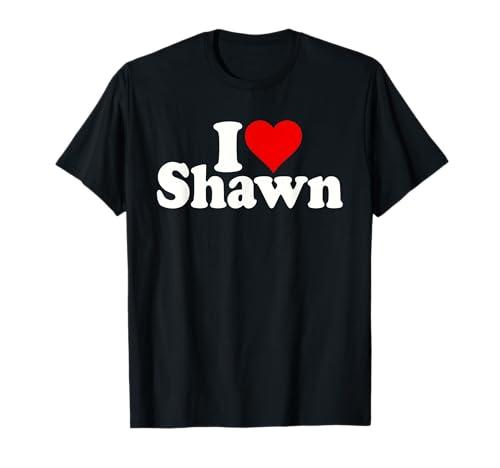 I Love Heart Shawn T-Shirt L