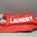 Twira 90L Large Laundry Basket, Laundry Hamper Stands Up Well, Laundry Bag with Padded Handles, Waterproof Clothes Bin Collapsible, Clothes Hamper for Bathroom, Laundry, College (Red)