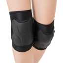 Work Knee Pads for Kneeling Men & Women, Safety Soft Cushioned knee Pad with Non-Slip Straps and Heavy Duty Cap, Perfect for Flooring, Carpeting, Floor Installation, Industrial Workers for Adult, Black XL (1 Pair), X-Large