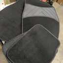 Automotive Rubber and Carpet Floor Mats: 4 Piece Set (Front + Rear), Universal Fit, Black (109-14)