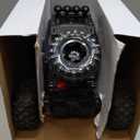 RC Cars Remote Control Car 1:12 Off Road Truck, Metal Shell LED Headlights Offroad Monster RC Truck, 4x4 All Terrain Hobby RC Cars Toys for Boys Kids Adults Gifts 8-12 (Black)