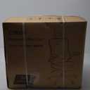 Ergonomic Office Chair with Adjustable Lumbar Support & Flip-Up Armrests - High Back Computer Desk Chair with Thickened Seat Cushion, Rolling Wheels for Home/Office Study Work (02h-khaki)