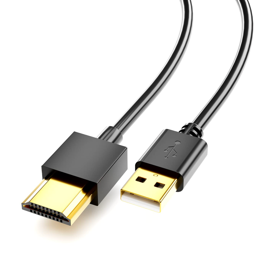 USB to HDMI Charger Cable for Hard Drive HDTV