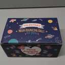 30 Packs Valentines Day Cards for Kids School with Moon Bouncy Balls, Valentines Day Gifts for Kids, Valentine Cards Party Favors for Boys Girls, Goodies Bag Stuffers for Classroom Prize Exchange