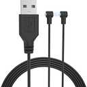 Jaslak Magnetic Universal USB Fast Charging Cable Cord for Massager, Computer USB Adapter Replacement Massager Charging Cord Compatible Backup Charger
