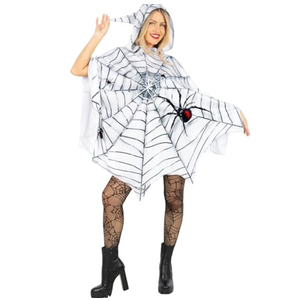 Morph Spider Costume For Women Poncho, Halloween Poncho For Womens, Halloween Costumes For Women Adult Spiders