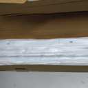 Ceiling Curtain Track, Curtain Track with Roller Hooks, 9ft - 12ft Ceiling Mounted Rail Set for Room Divider, White