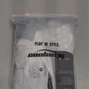 COOLOMG Youth Baseball Chest Protector Padded Compression Shirt Sleeveless Softball Football Lacrosse Rib Heart Sternum Guard (Small, White)