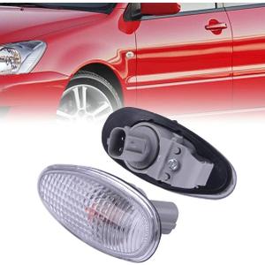 Pair Side Marker Light Lamps for 2002-2006 Mitsubishi Lancer 2003-2006 Outlander Turn Signal Lights