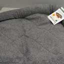 Furhaven Dog Bed for Small Dogs & Indoor Cats, 100% Washable, Sized to Fit Crates - Sherpa Fleece Bolster Crate Pad - Gray, Small