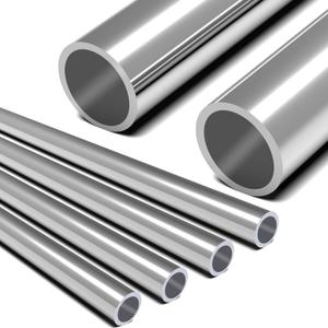 5Pcs 1/4"6.3mmODx12"(305mm) 304 Stainless Steel TubeRound Metal Tube Thickened Pipe Wall & Weldable Tubing, for Pipe for Industry, DIY, Furnishing,Decoration,Crafts Model(1/4OD*12", 5)