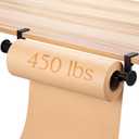 Hicarer Kraft Paper Roll Holder for Table, Retractable Clampon Paper Roll Holder Heavy Duty 13.719.7 Inches Roller Tabletop Easel for to Do Lists, Drafting Wrapping, Art Supplies, Drawing, Black