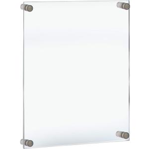 Azar Displays 105524 Standoff Sign Holder: 18" X 24" Graphic Size. Overall Frame Size: 22" X 28", clear