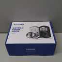 TEEHO TE003 Keyless Entry Keypad Door Lock with Handle, Electronic Digital Smart Deadbolt Locks with 2 Backup Keys, Door Knob with Code for Front Door Bedroom, Auto Lock, Easy to Install, Matte Black