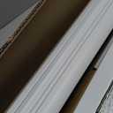 Lotus & Windoware Cordless, 2 Inch Faux Wood Blind, 48" Wide x 36" Long, Window Blinds, Blinds & Shades, Blinds for Indoor Windows, Embossed, Bright White