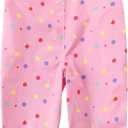 Boys Girls Waterproof Suspender Rain Pants Cute Colour Polka Dots Toddler Kids Outdoor Rain Bib Mud Pants for 2-7 Years , Pink, 122/128