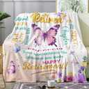 Retirement Gift for Woman Blanket 60"x50", The Queen Has Retired, Best Retired Present, Farewell Gifts for Coworkers, Going Away Goodbye Merch for Mom, Grandma, a Teacher, Nurse Throw Blankets