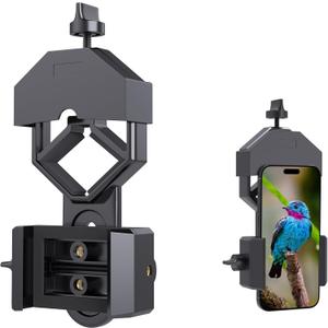 GOSKY Smartphone Adapter Mount Regular Size - Compatible with Binoculars, Monoculars, Spotting Scopes, Telescope, Microscopes Fits almost all Smartphones on the Market Record Nature and The World