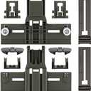 Upgraded W10350376 W10350374 Dishwasher Top Rack Parts For Kenmore/Kitchenaid Dishwasher Parts Upper Rack, W10195840 W10712394 Dishwasher Rack Parts For Whirlpool Dishwasher Top Rack Parts(10 Packs)