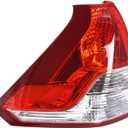 WFLNHB Left Side Tail Light Replacement for Honda CRV 4-Door 2012 2013 2014 Rear Tail Light Brake Lamp Assembly Driver Side 33550T0AA01 HO2800183