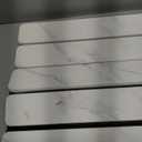 Hycrest HavenMat  Large Stone Dish Drying Mat (24x16) with Bamboo Rack & Brush | Quick-Dry Diatomite Counter Mat for Dishes, Glassware, Plants & Pets | Grey Kitchen Drying Stone (Marble)