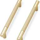 10 Pack Brushed Gold Cabinet Pulls knurled 5 Inch Hole Centers Kitchen Cabinet Handles Gold Drawer Pulls Cabinet Hardware