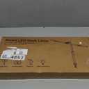 Led Desk Lamp for Home Office, Eye-Care Architect Light with Clamp, Smart Double Head Computer Monitor Table Clip Lamp, Adjustable Flexible Goose-Neck, 25 Lighting Models, Task Lamp, Black