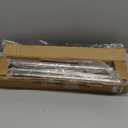 Stainless Silver Shower Curtain Rod 31-79 Inches Non-Slip Shower Rod Tension Mounted No Drill Shower Curtain Rods Spring Tension Rod Adjustable Tension Curtain Rod for Windows Bathroom