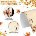 250Pcs Fall Thanksgiving Stationery Paper and Envelope Set with 100 Letterhead Papers and 50 Envelopes, 10 Design for Letter Writing Invitations Computer Holidays Party Notes, 8.5x11 Inch-Leaf