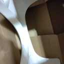 Squatty Potty Simple Curve Bathroom Toilet Stool 7" White